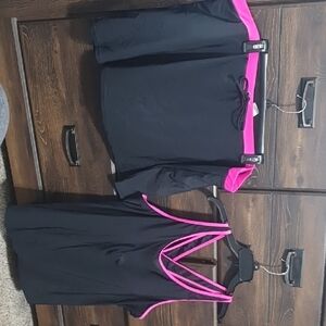 Athletic Works Black and Pink Women's Swim Set